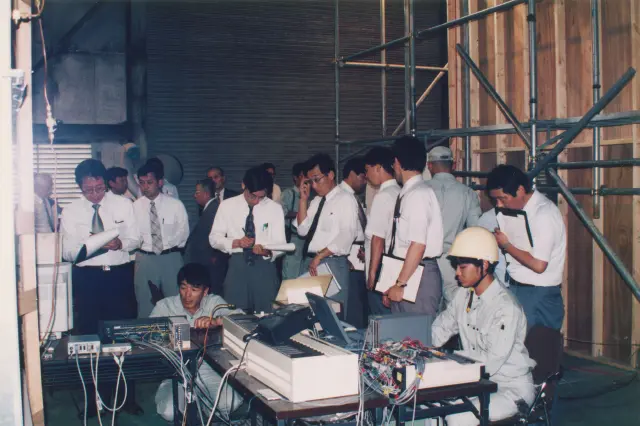 消火システムNN100の開発試験または検証の様子